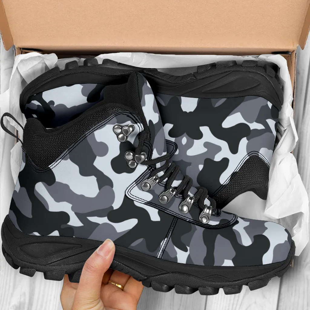Grey Camo Women's Alpine Boots