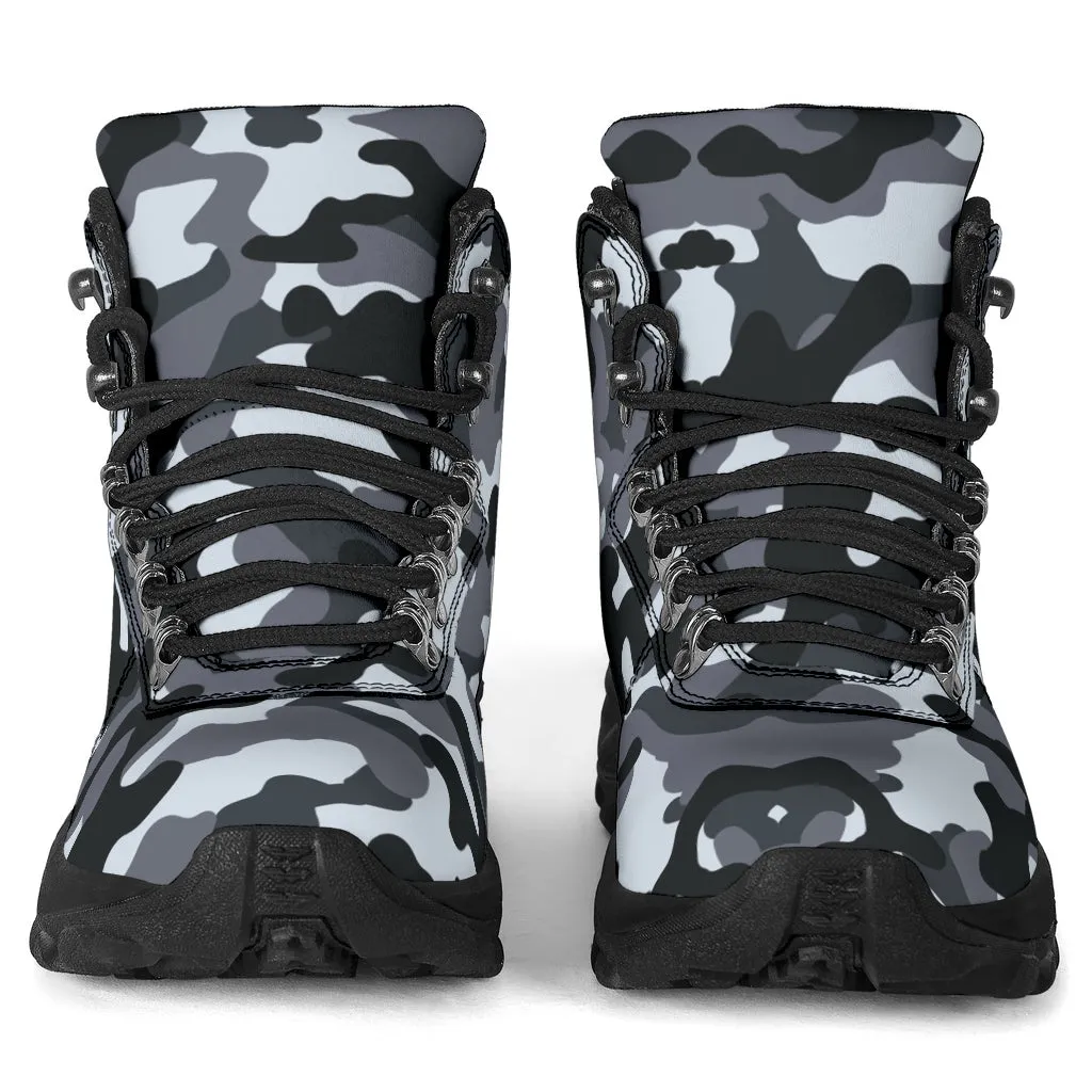 Grey Camo Women's Alpine Boots