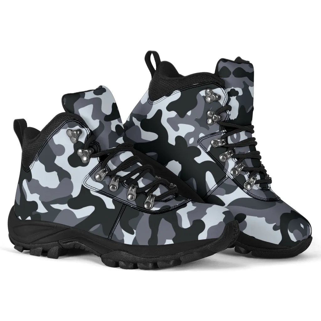 Grey Camo Women's Alpine Boots