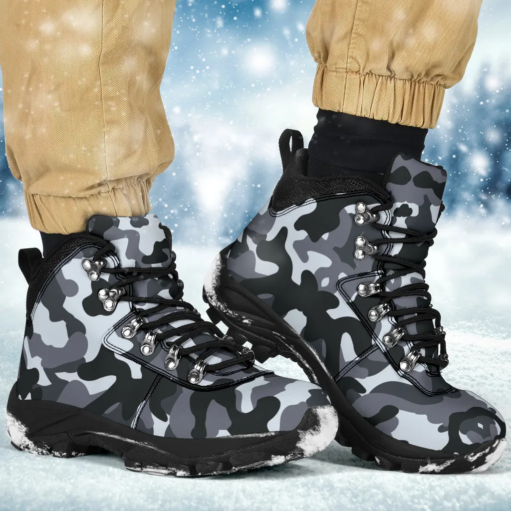 Grey Camo Women's Alpine Boots