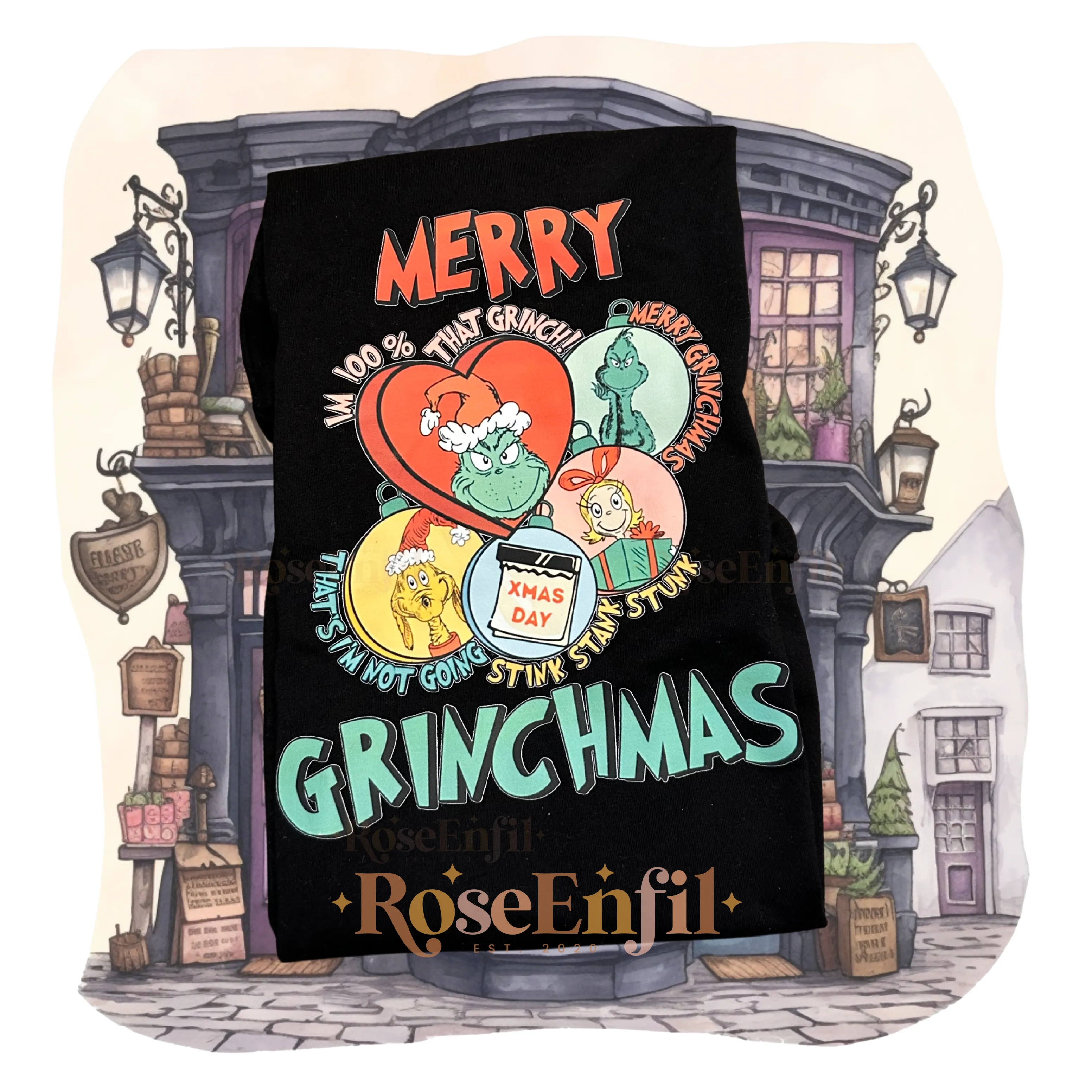 Grincheux - Film de Noël 🎄 ✨ (plusieurs couleurs)