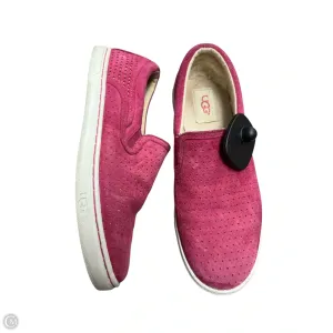 Shoes Designer By Ugg In Pink, Size: 7 Velvet Soft