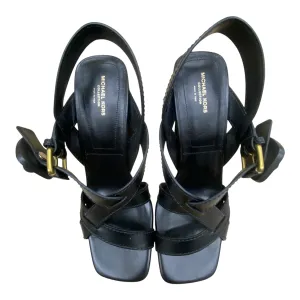 Chic Fit Sweat Resistant Gym Workout Shoes Designer By Michael Kors In Black, Size:9.5