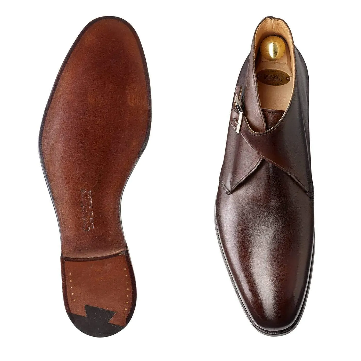 Grosvenor Dark Brown Antique Calf Secure Step