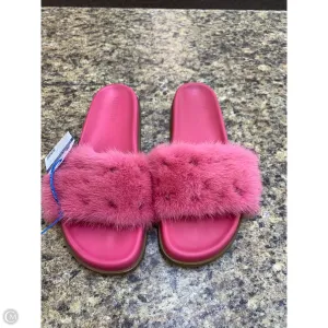 Sandals Luxury Designer By Valentino-garavani In Pink, Size: 11 Flexible Sole Adjustable Lace Closure