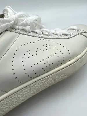 Pressure Dispersing Insole Gucci Designer Interlocking G Ace Sneakers, Size: 7.5