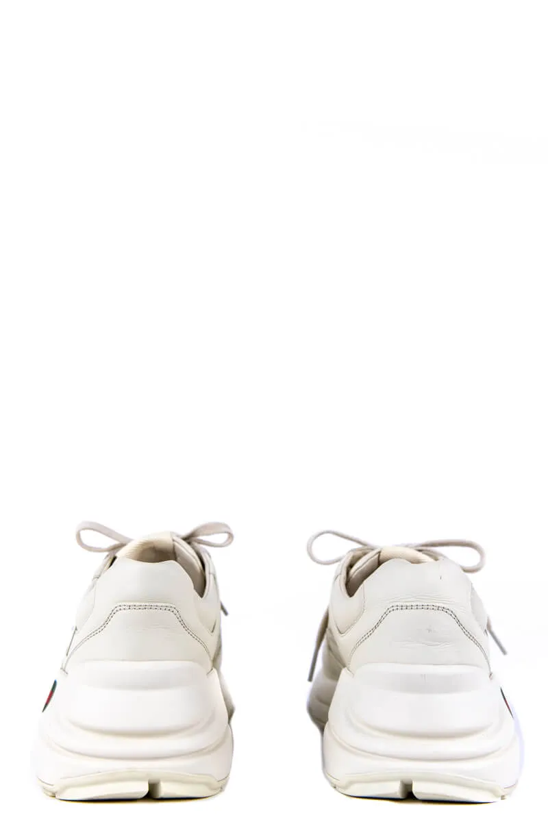 Gucci Ivory 2018 Rhyton GG Web Sneakers Size ﻿IT 40 | US 10