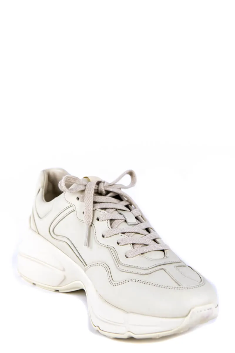Gucci Ivory 2018 Rhyton GG Web Sneakers Size ﻿IT 40 | US 10