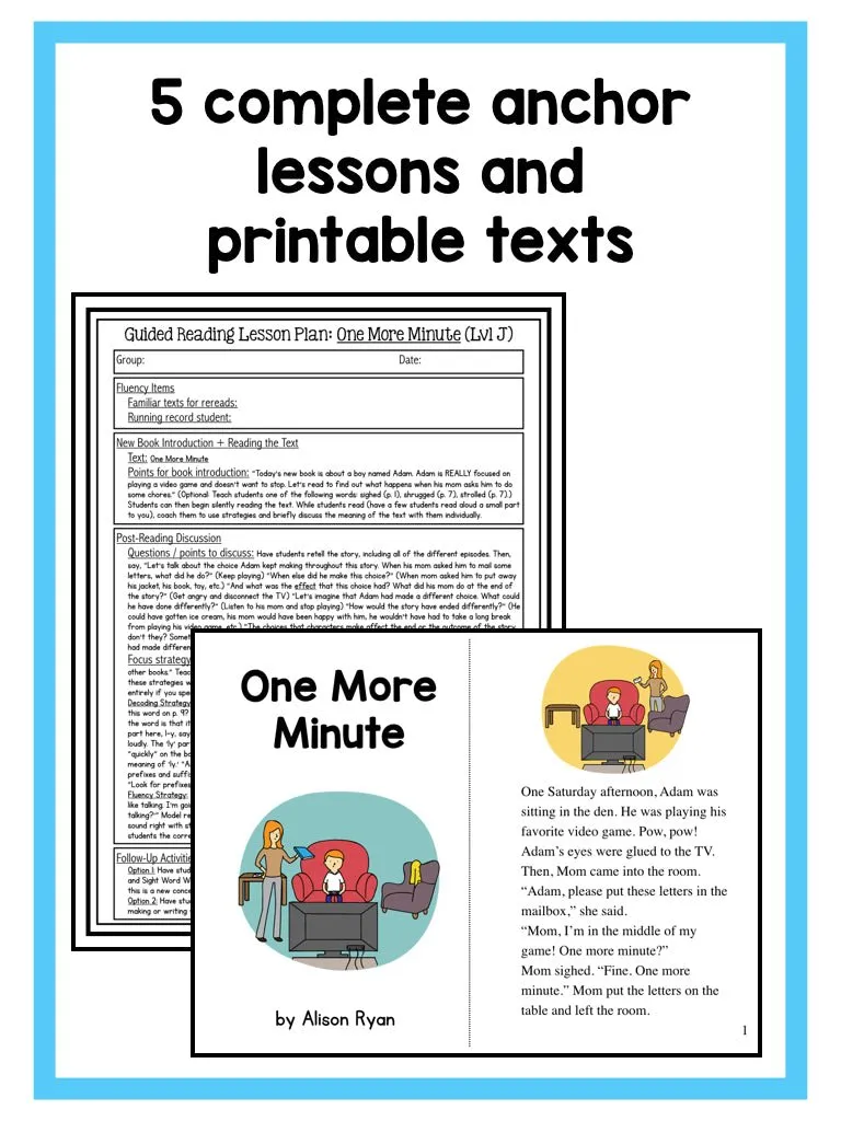 Guided Reading Activities and Lesson Plans for Level J