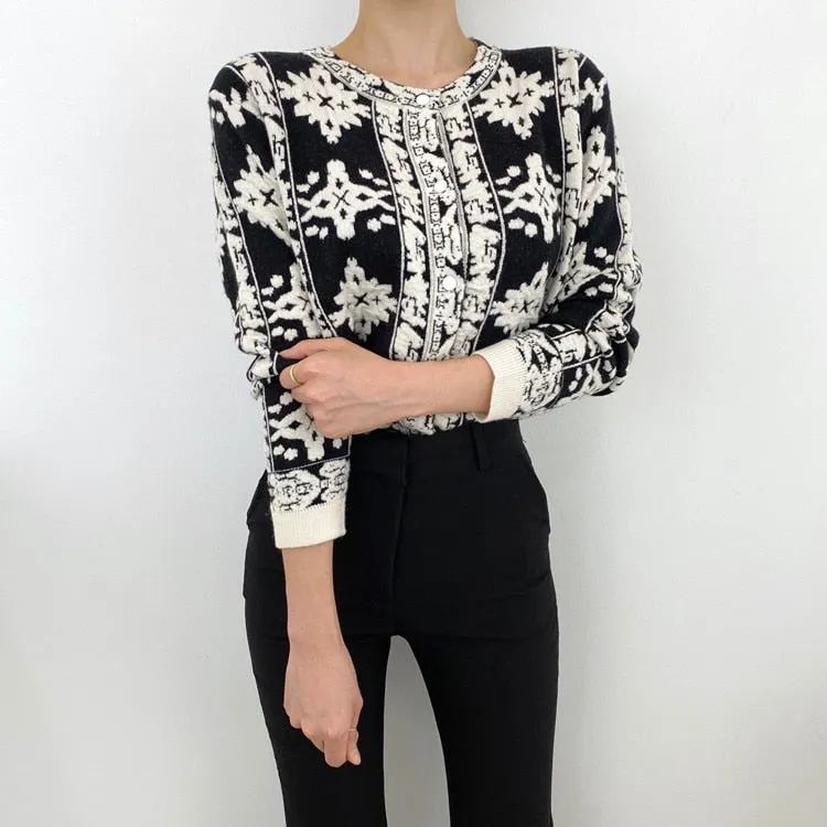 HALLIE EMBROIDERED CARDIGAN