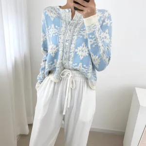 HALLIE EMBROIDERED CARDIGAN