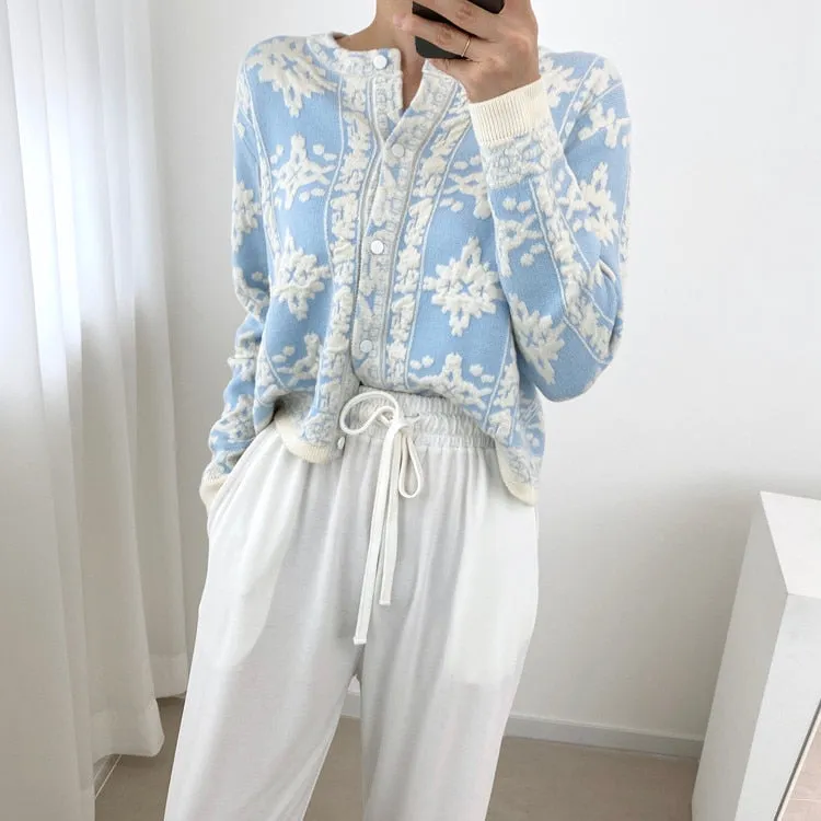 HALLIE EMBROIDERED CARDIGAN