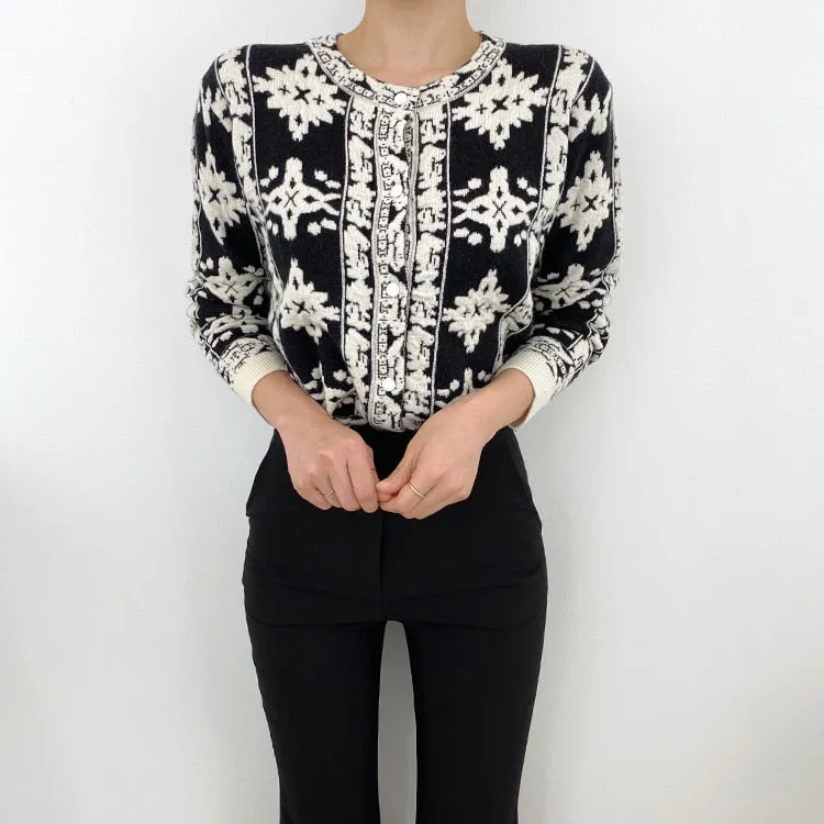 HALLIE EMBROIDERED CARDIGAN