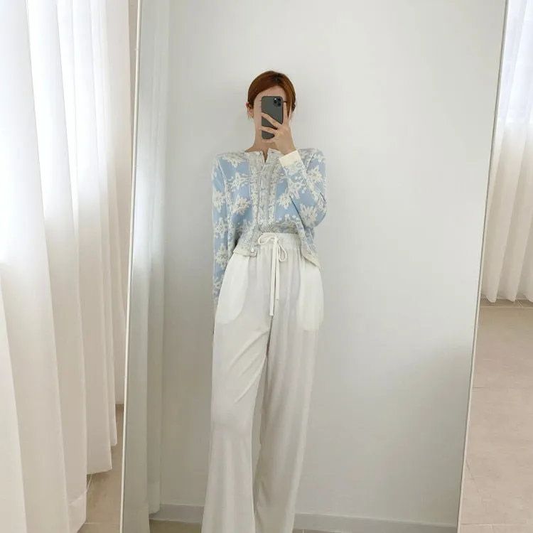 HALLIE EMBROIDERED CARDIGAN