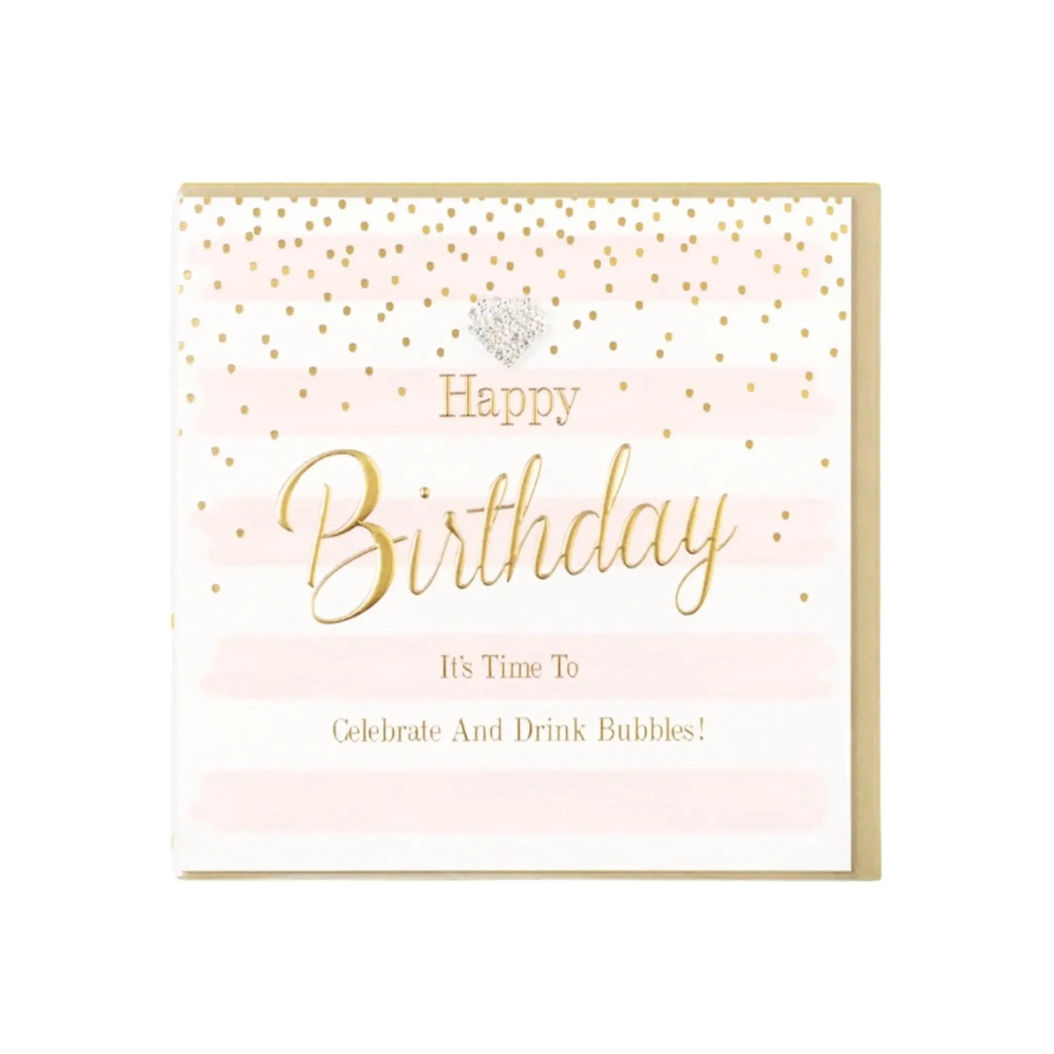 Happy Birthday Diamante Card