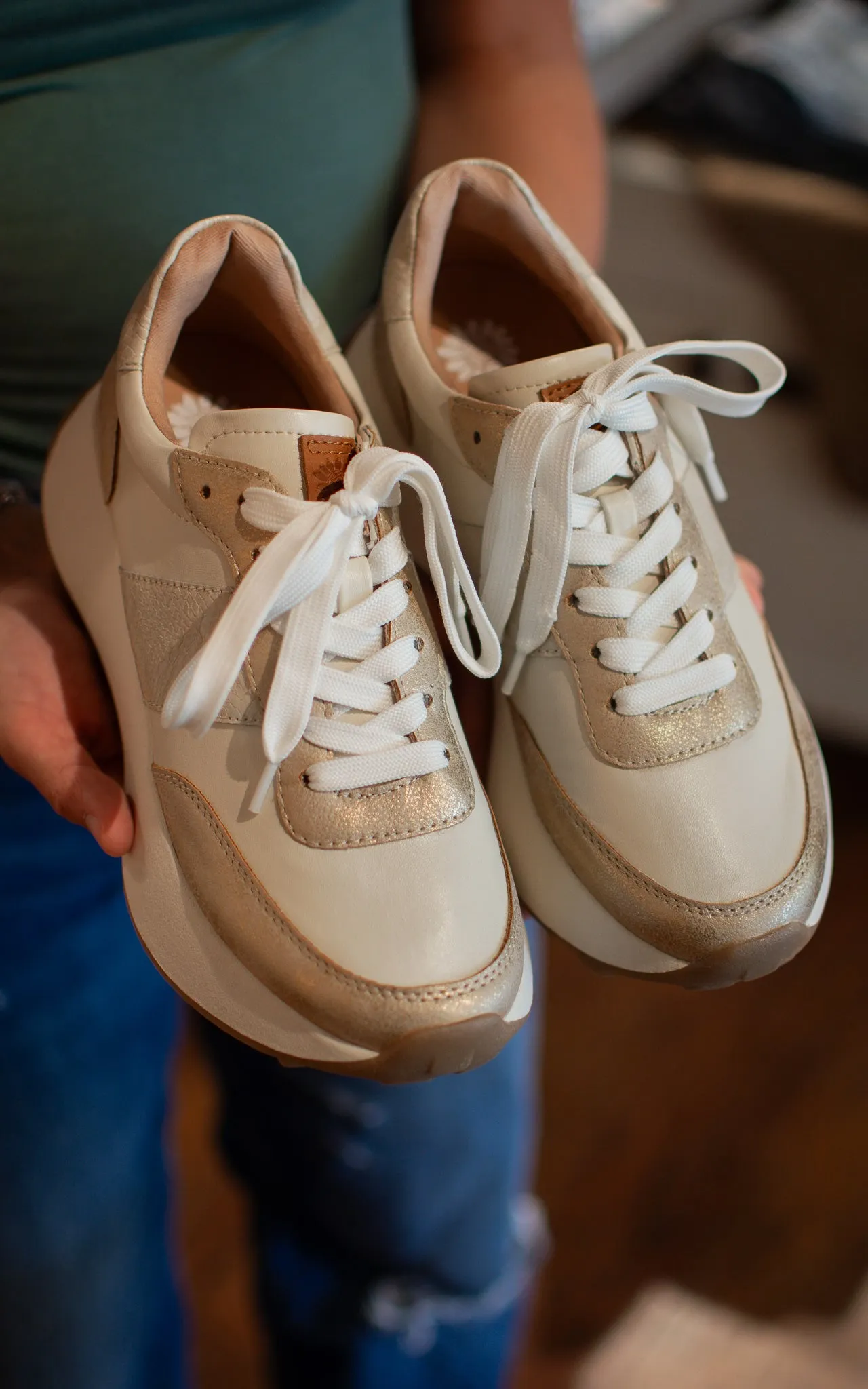 Harrah Metallic Sneakers