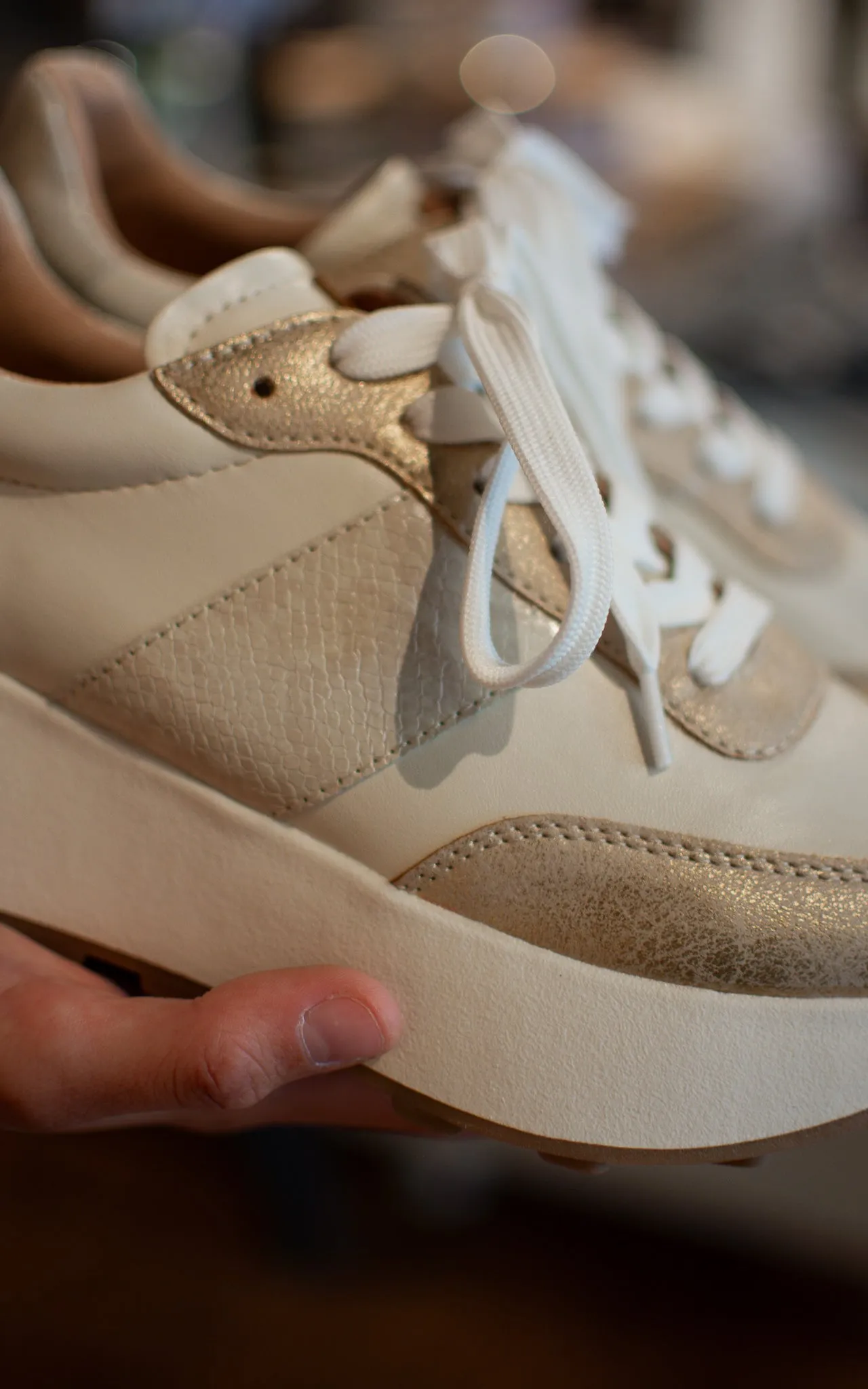 Harrah Metallic Sneakers