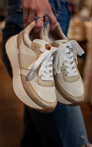 Harrah Metallic Sneakers