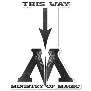 Harry Potter Decal 10cm x 8cm Each