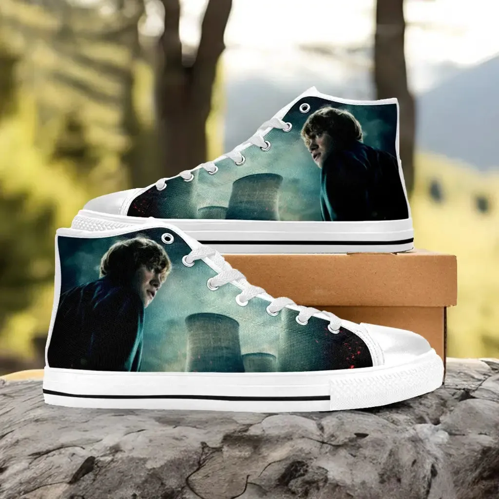 Harry Potter Ron Weasley Shoes High Top Sneakers for Kids and Adults