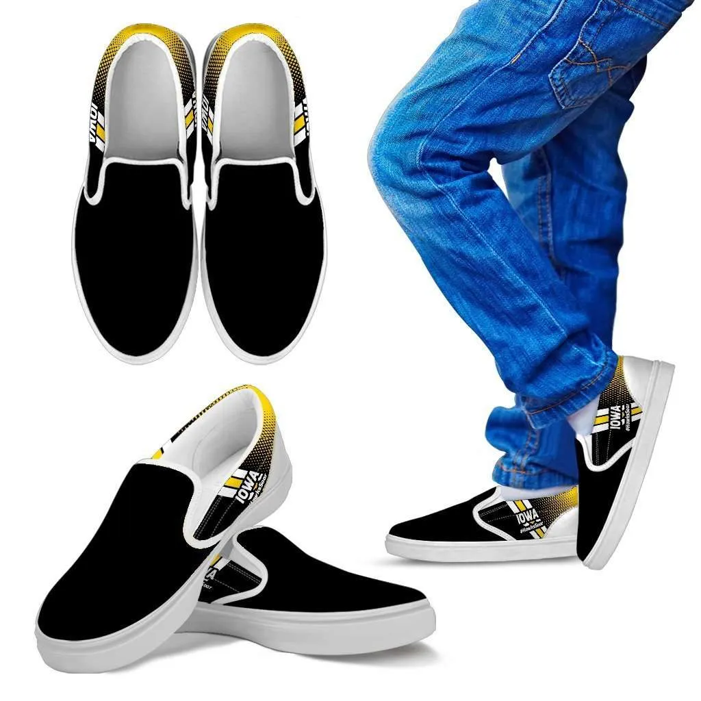 #HawksSoar Iowa Slip-on Shoes