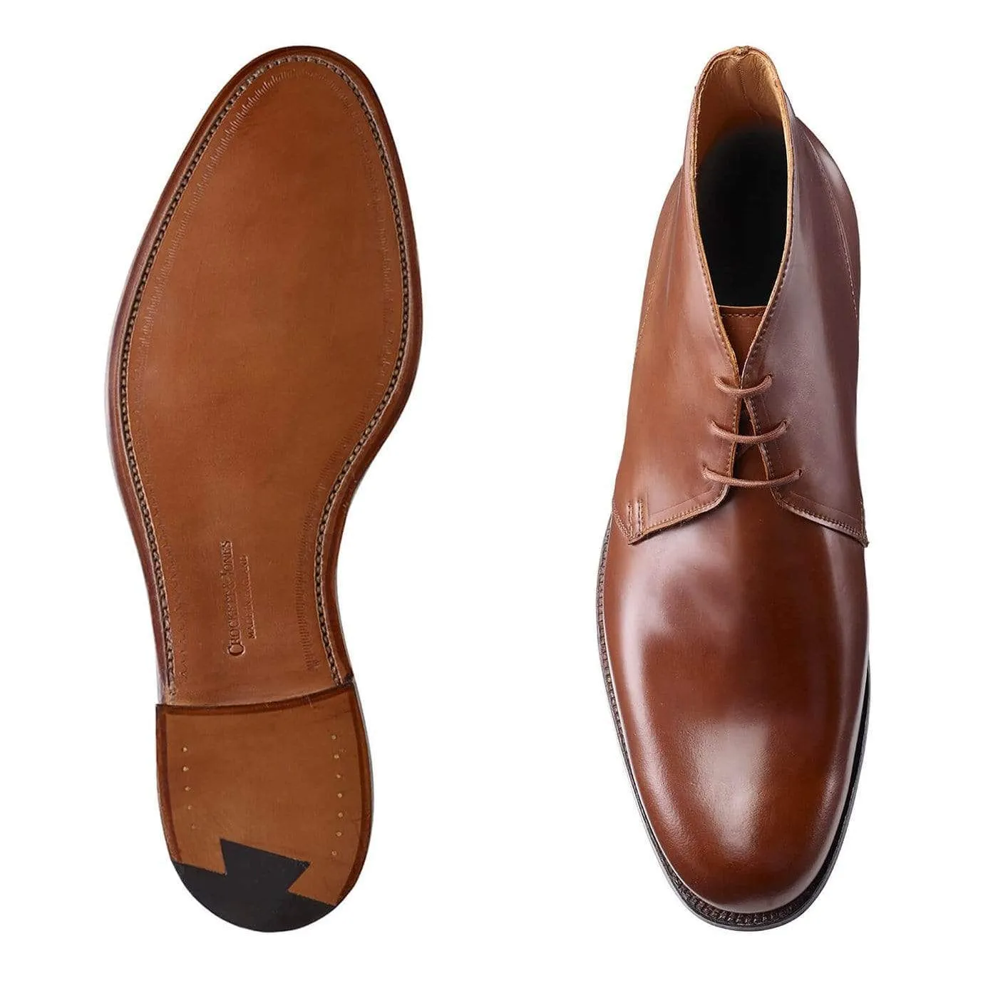 Soft Step Gloss Shine Chukka 2 Whisky Cordovan