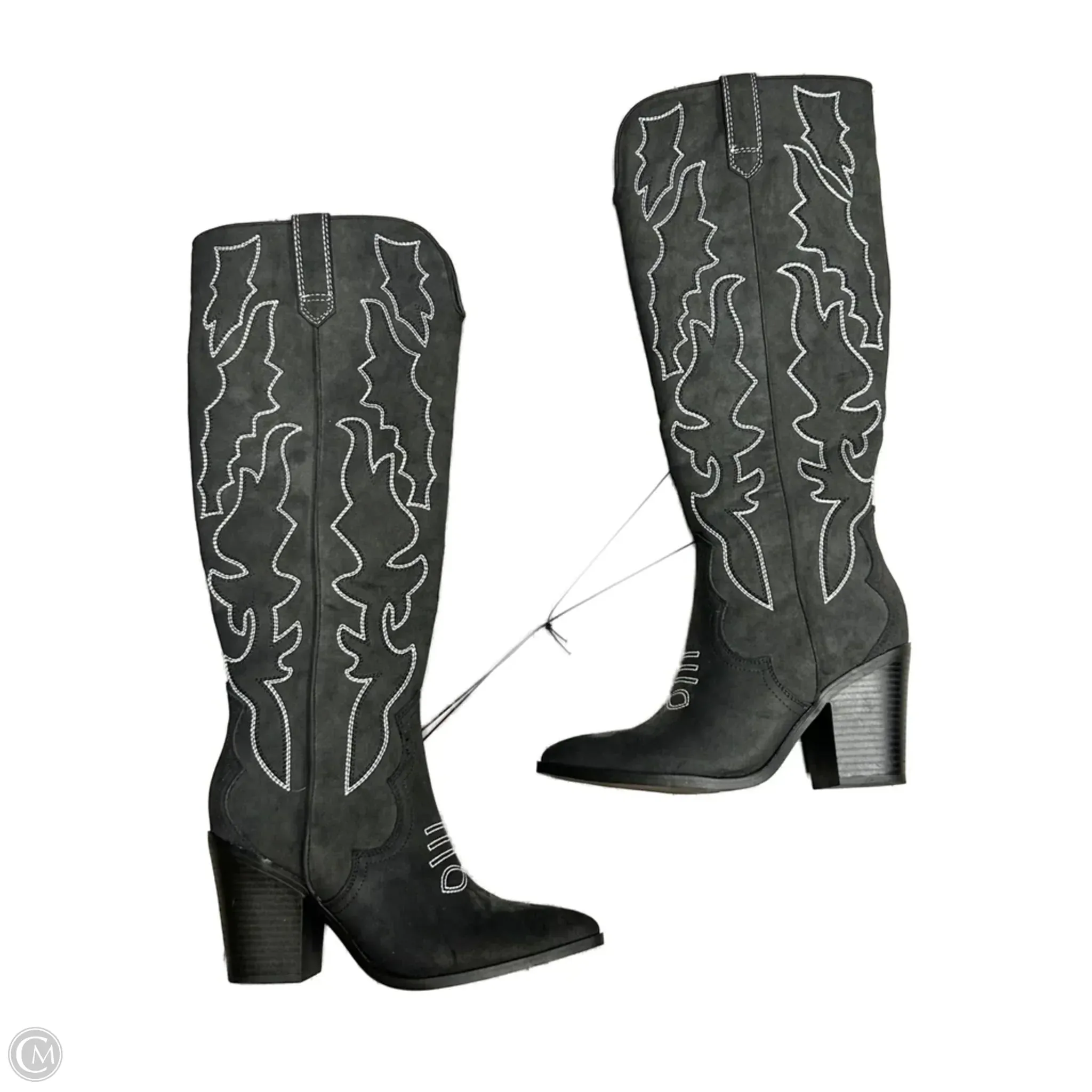 Boots Western By Forever 21 In Grey, Size: 6 Grippy Outsole Weekend Wanderer