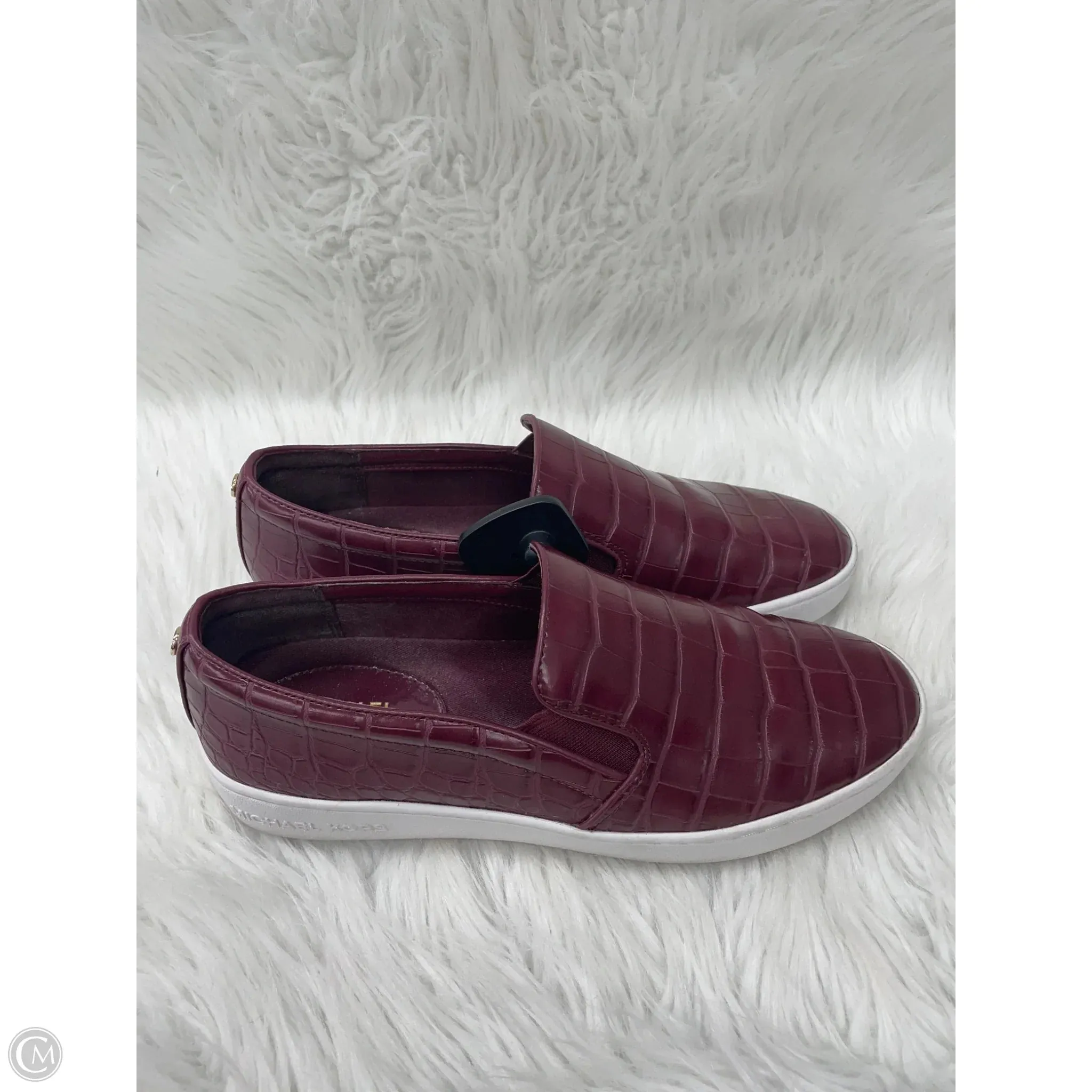 Global Fit Shoes Designer By Michael Kors In Maroon, Size: 9