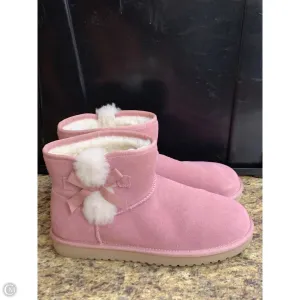 Boots Designer By Ugg In Pink, Size: 9 Light Step Strong Step