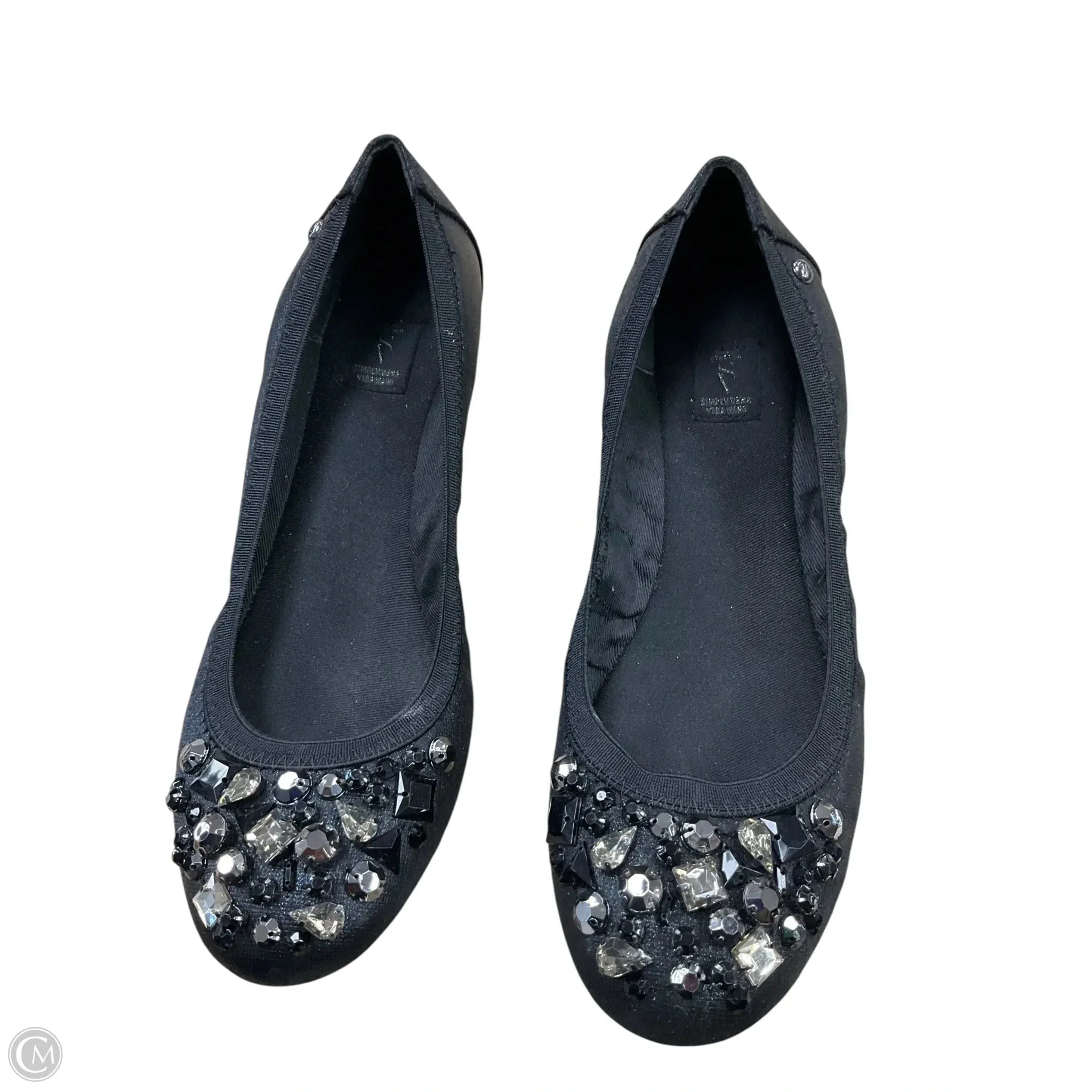 Shoes Designer By Vera Wang In Black, Size: 7 forest walk