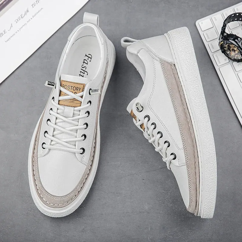 Helston Genuine Leather Sneakers