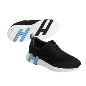 Hermes Bouncing Sneaker "Noir/Blue"