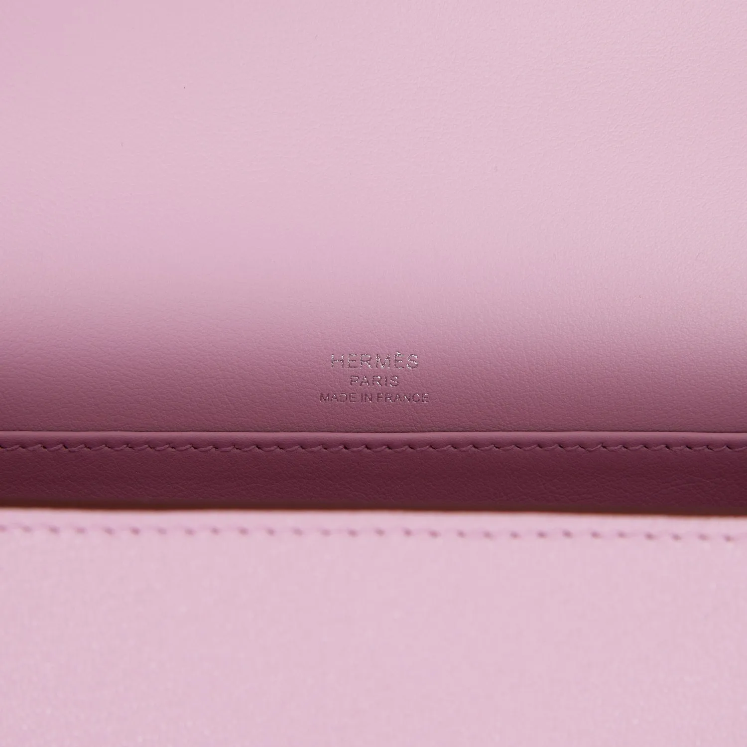 Hermes Geta Mauve Sylvestre Chevre Palladium Hardware