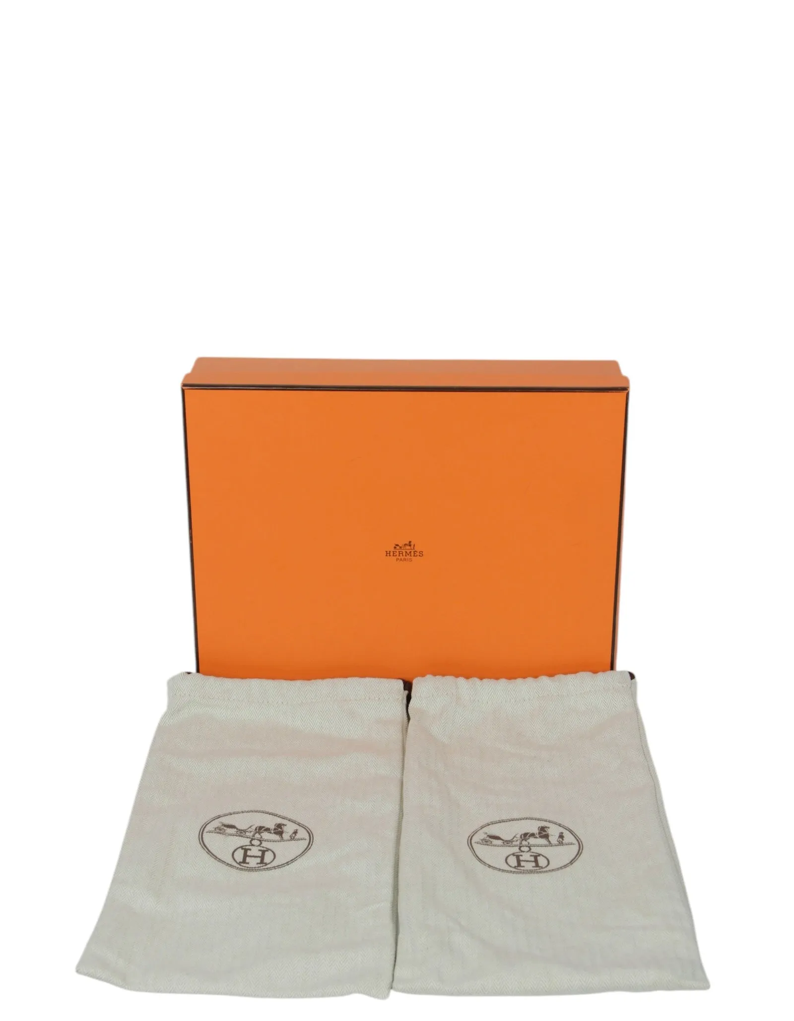Hermes NEW Shearling Oran Slides 38.5
