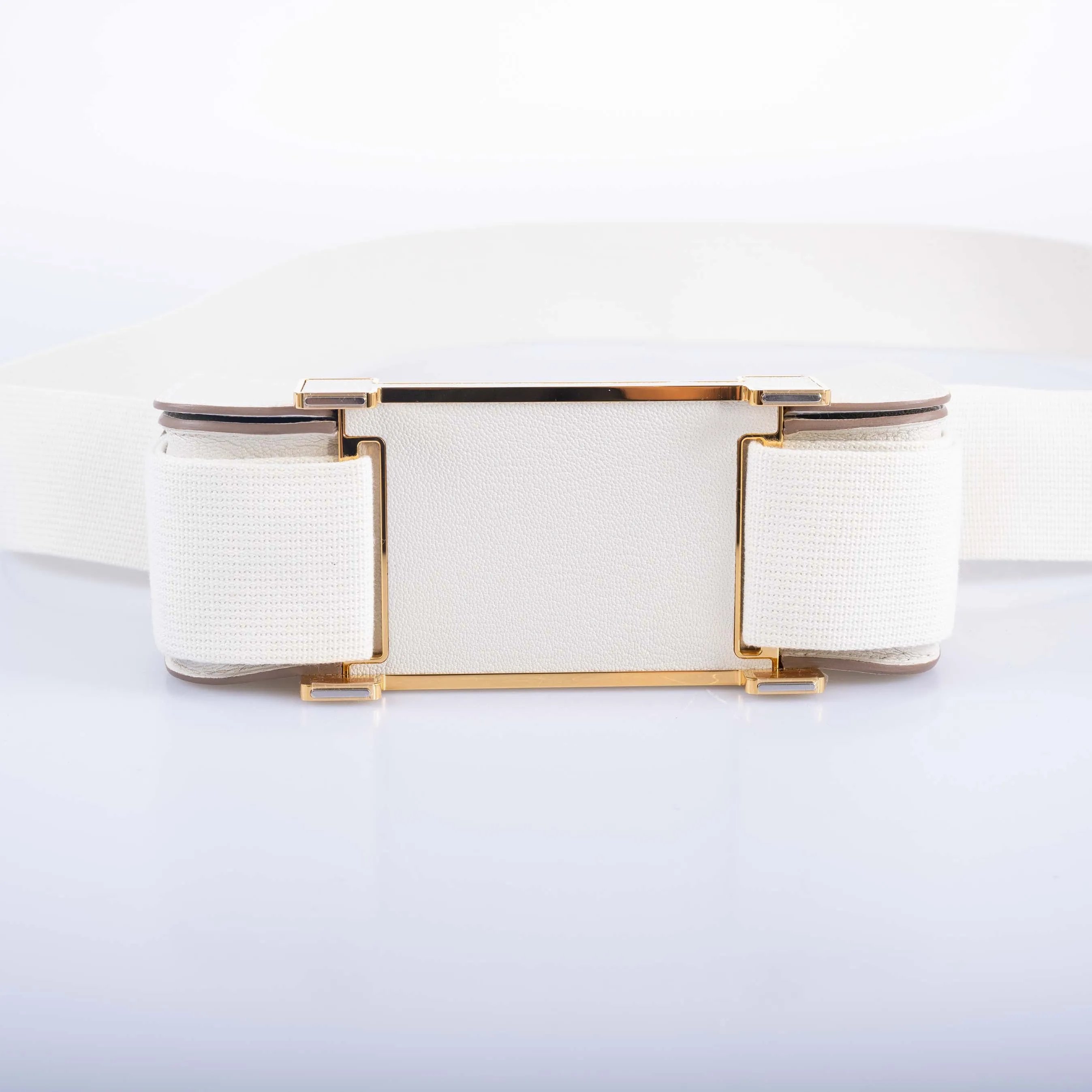 Hermès Geta Bag Mushroom Mysore Goatskin with Palladium Hardware