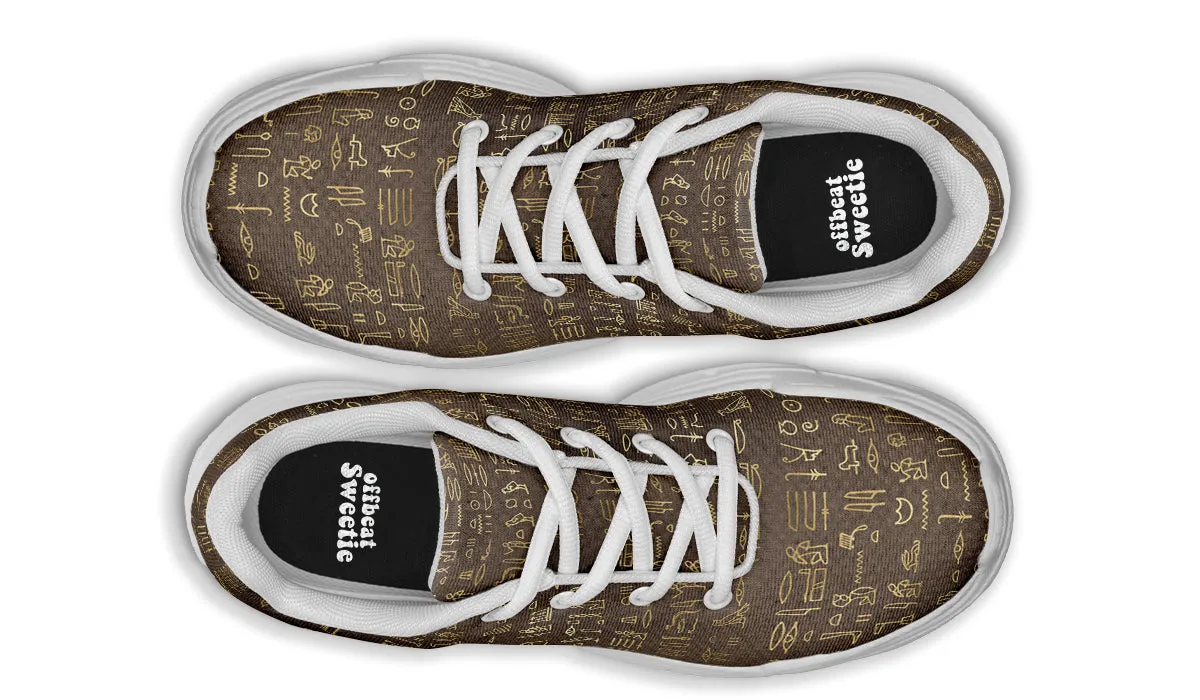 Hieroglyphics Chunky Sneakers