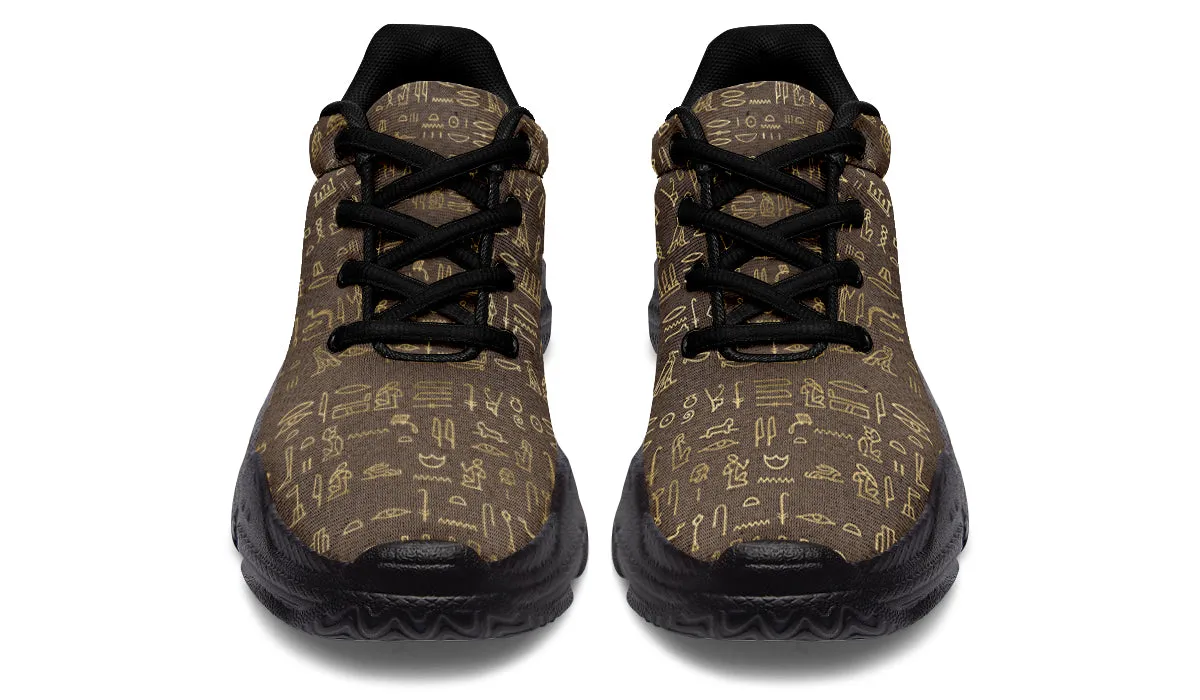 Hieroglyphics Chunky Sneakers