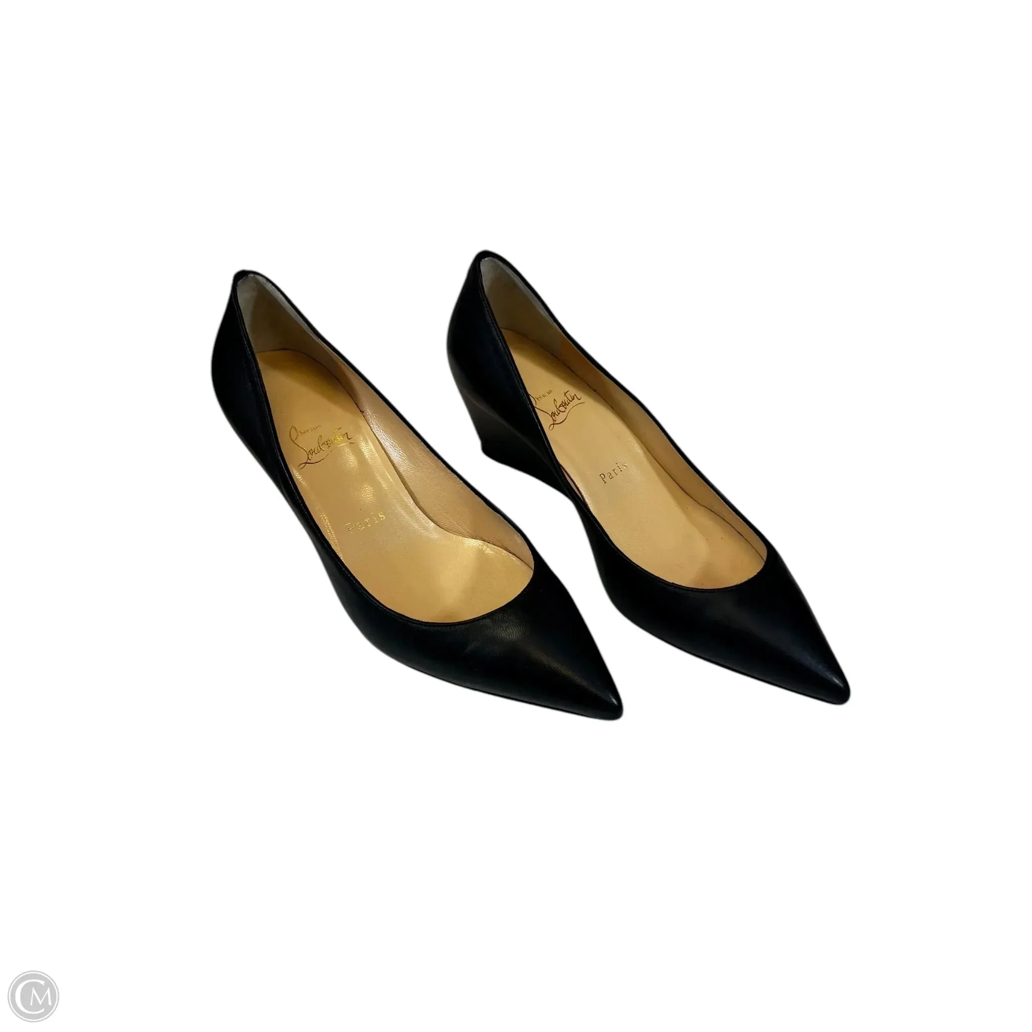 Shoes Luxury Designer By Christian Louboutin In Black, Size: 8 Rebound Technology