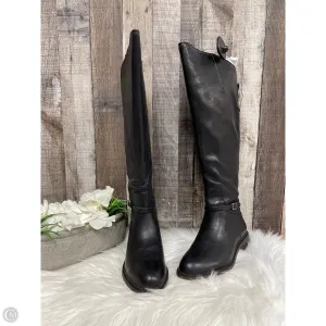 Boots Knee Flats By Franco Sarto In Black, Size: 7.5 Waterproof Trail Exploration Fashion Fit