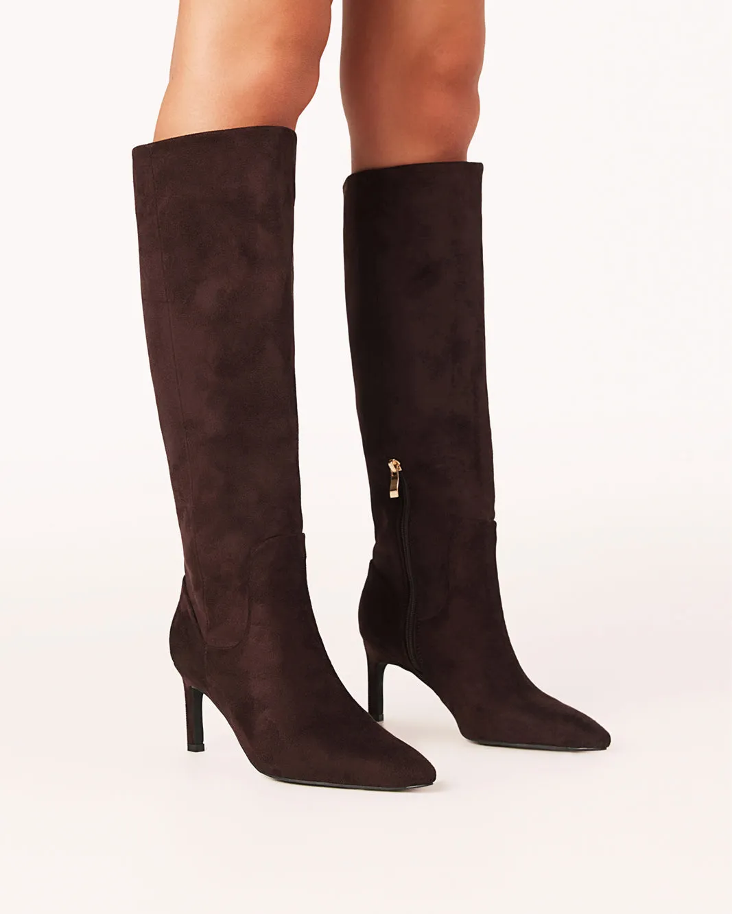 HUDA - CHOCOLATE SUEDE Durable Shell Cold Climate Shock Absorber