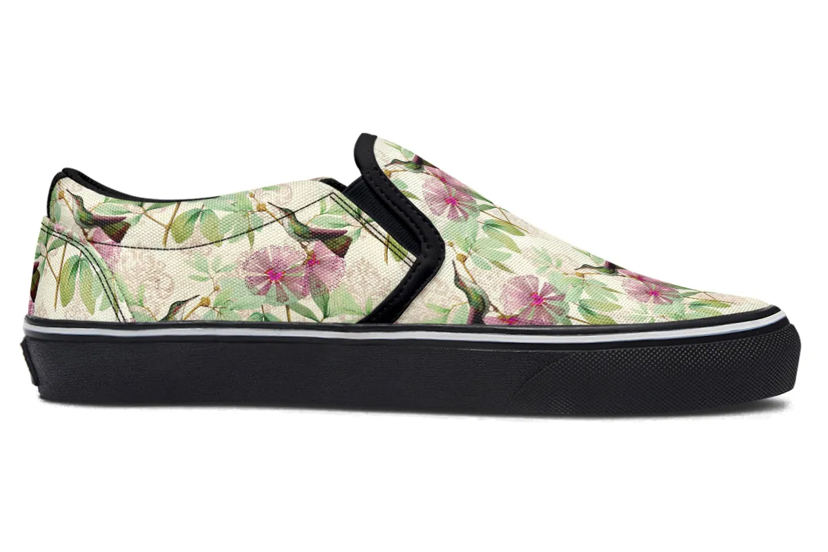 Hummingbirds Slip Ons