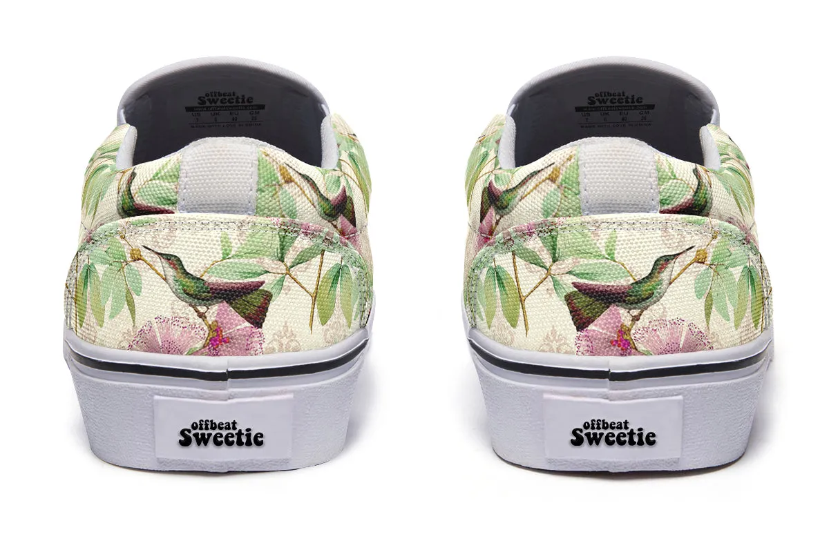 Hummingbirds Slip Ons