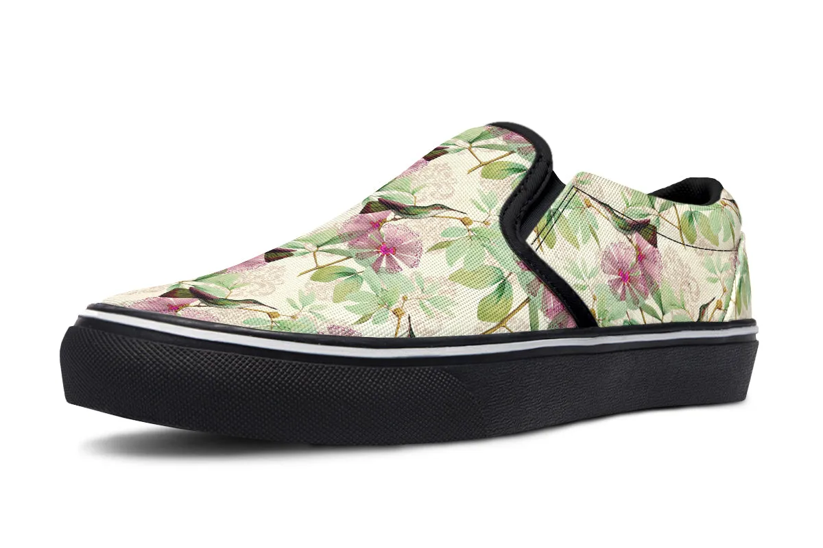 Hummingbirds Slip Ons