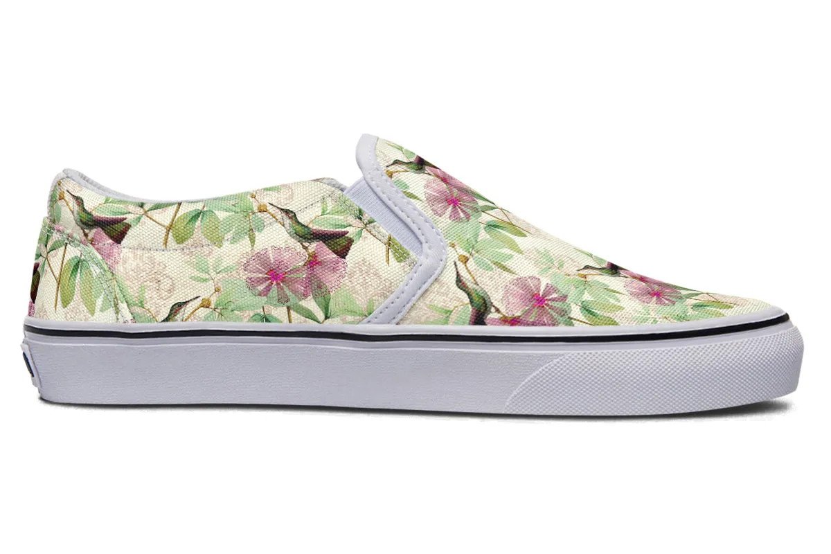 Hummingbirds Slip Ons