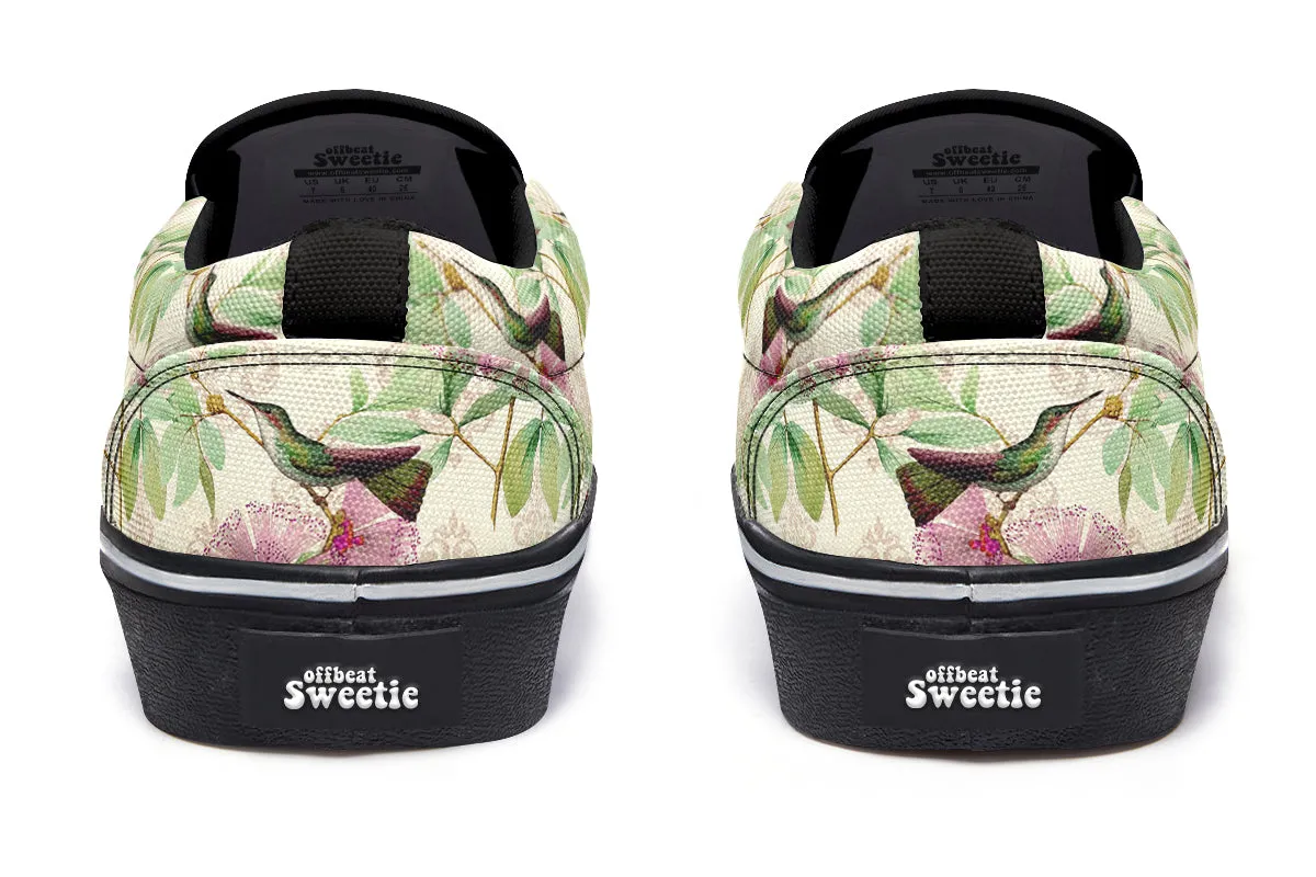 Hummingbirds Slip Ons