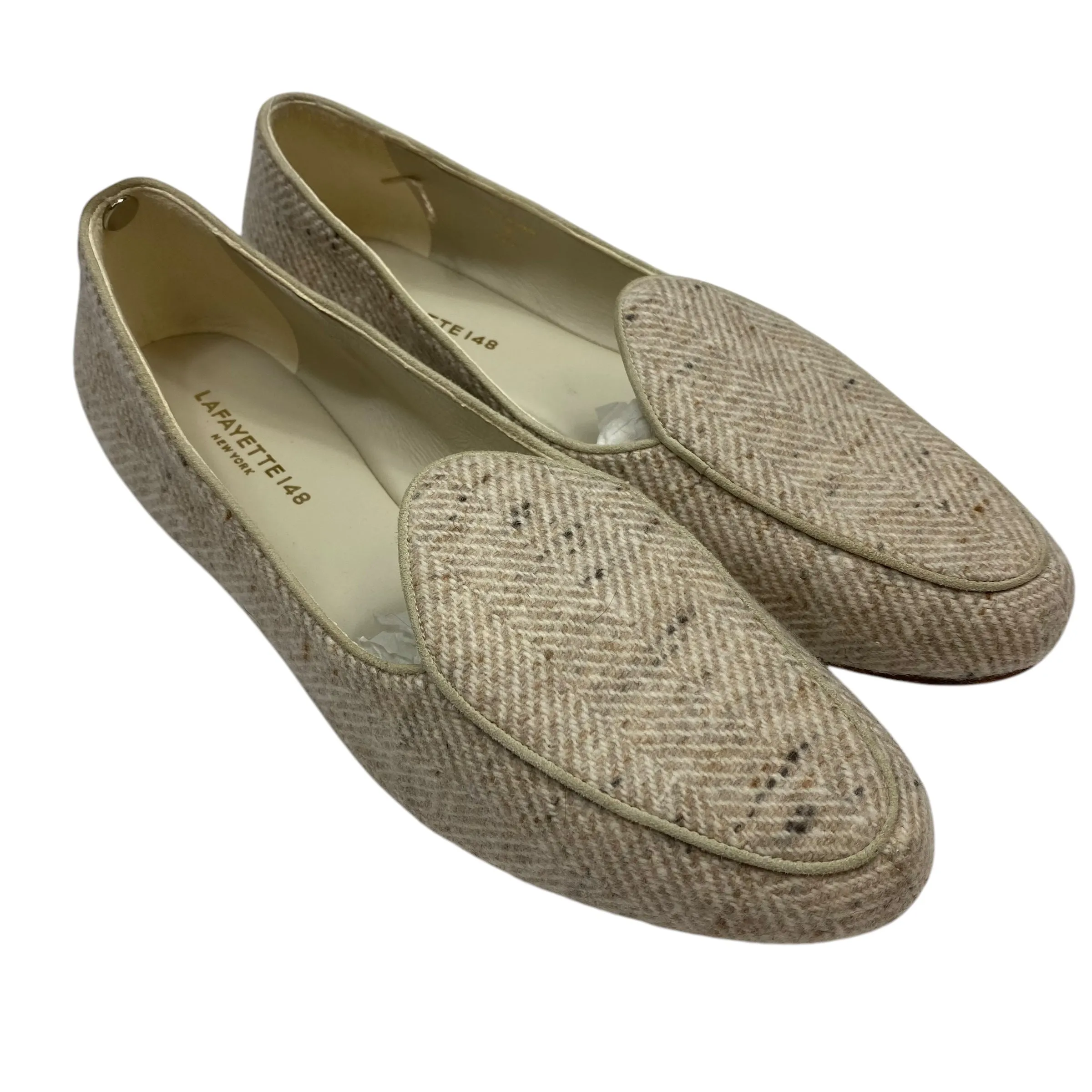 Shoes Designer By Lafayette 148 In Cream, Size: 9 Dual Tone