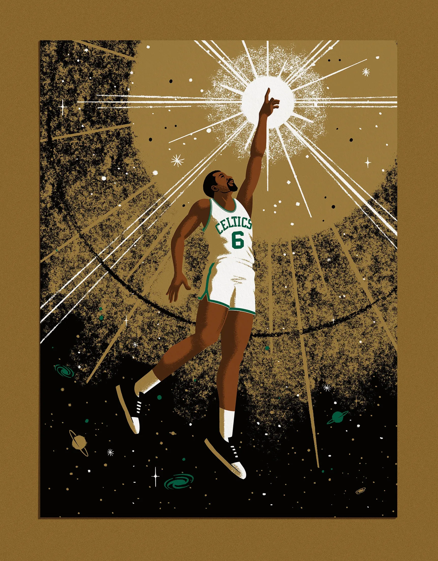 In Defense of Bill Russell Story (Screen Print)