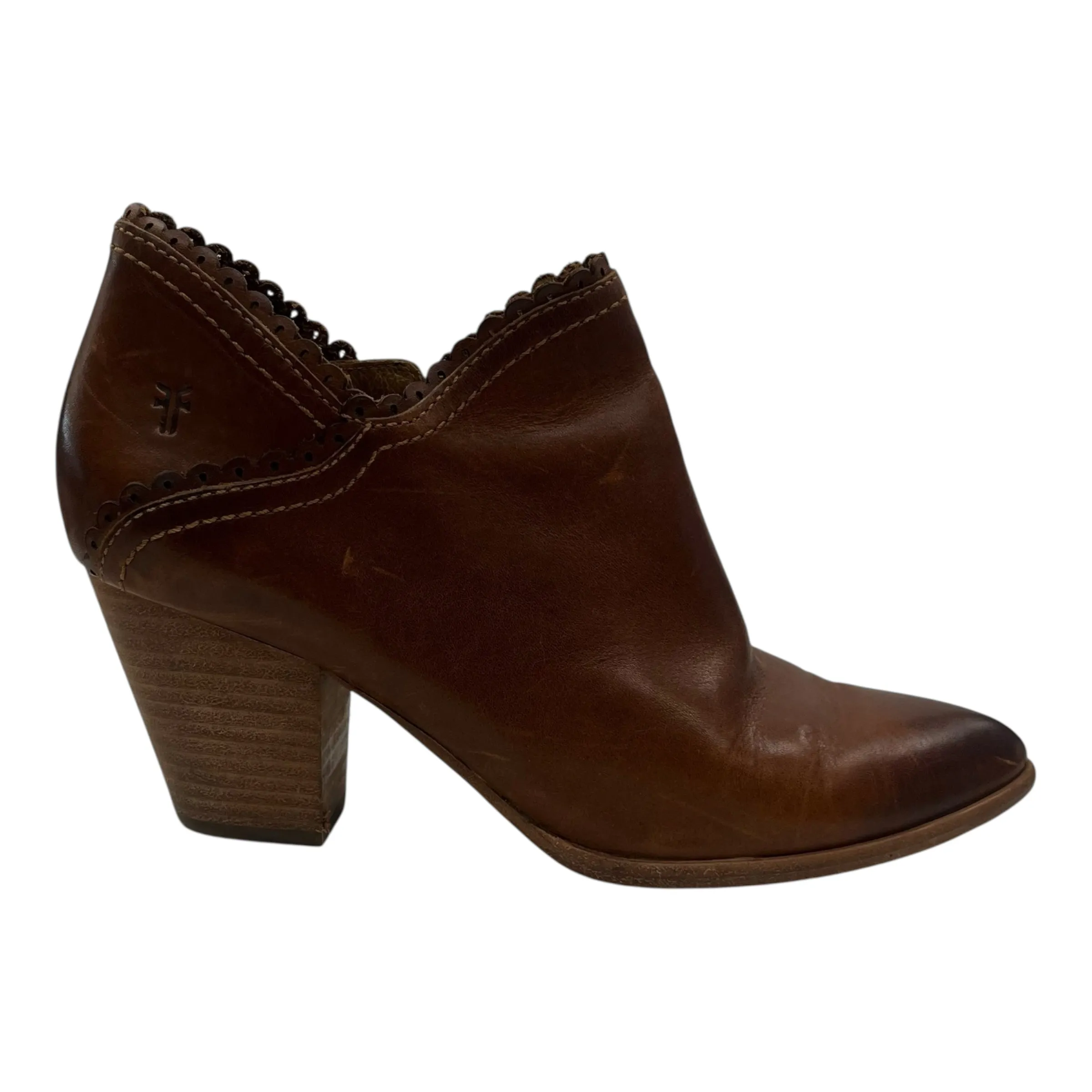 Quick Drying Casual Wear Durable Build Weekend Errands Boots Designer By Frye In Brown, Size:7