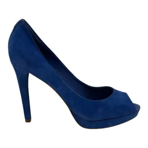 Sandals Designer By Coach In Blue, Size:7.5 Photo Glam