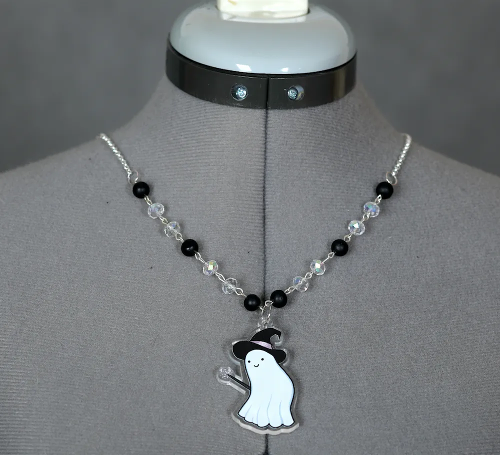 Instant Shipping! Spooky Party at the Zoo Necklace (5 Animals)